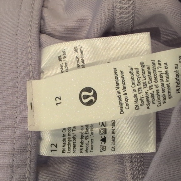 Lululemon Softstreme High-Rise Pant *Full Length Light Lavender - Picture 6 of 10